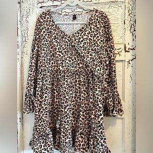 Emery Rose Leopard Print Dress